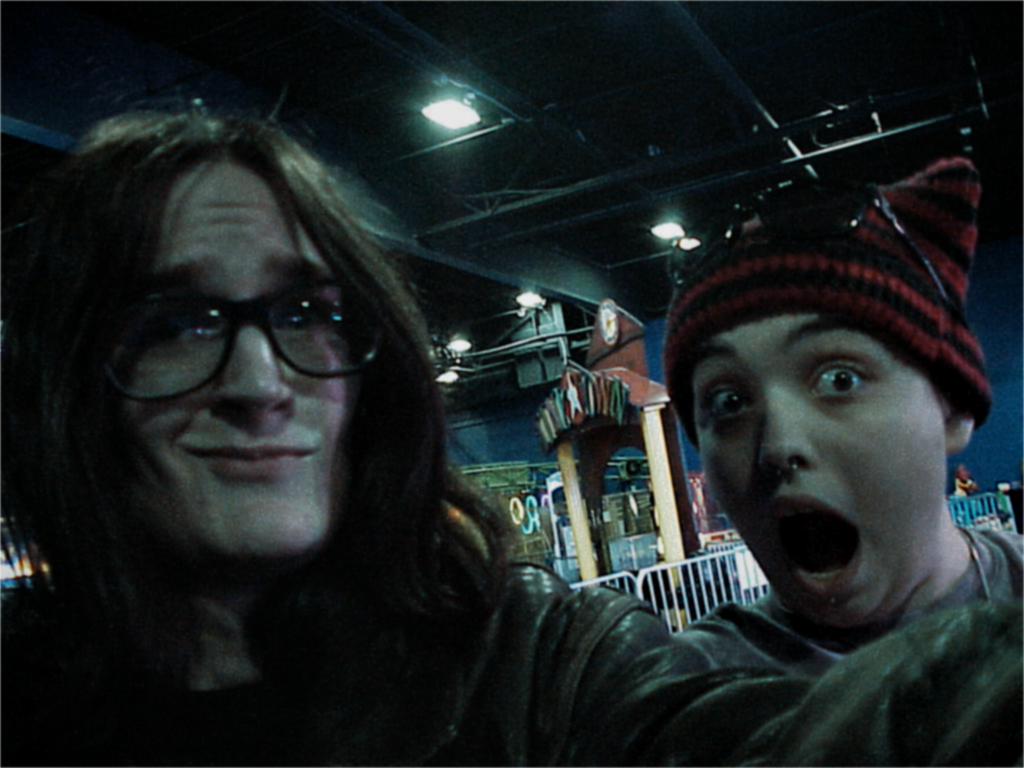me and a friend on a ride