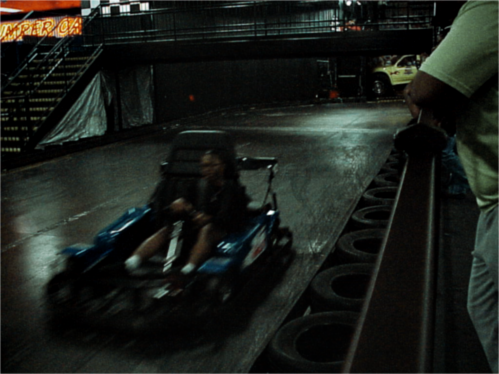 girl in a go-kart